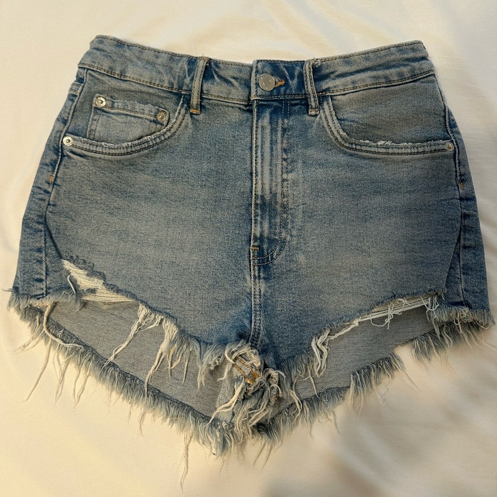Light Wash Zara Denim Shorts